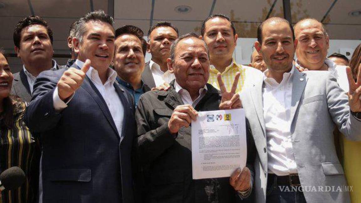 PRI, PAN y PRD formalizan registro del Frente Amplio ante el INE