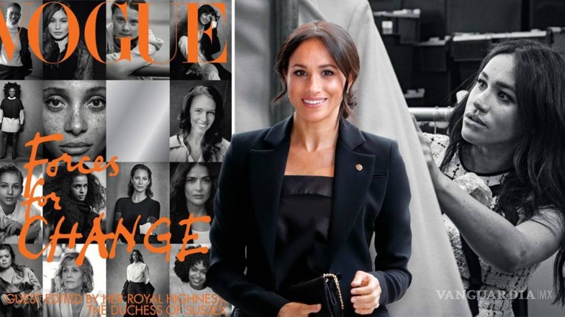 $!Megan Markle saca su lado feminista como editora invitada de Vogue… ¡y le llueven críticas!