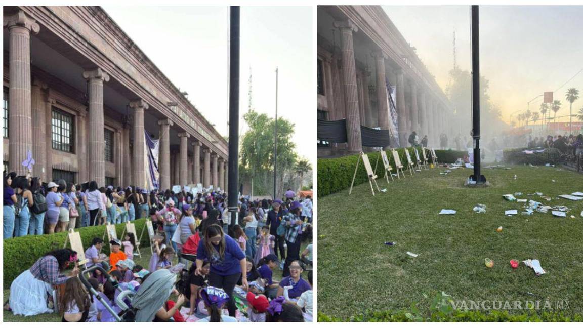 $!Señales en la Marcha del 8M 2025 en Saltillo