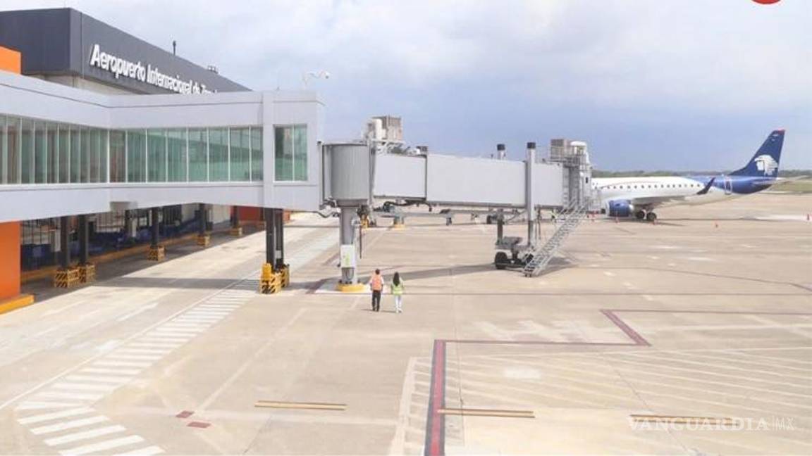 Aterriza de emergencia avión en Tampico