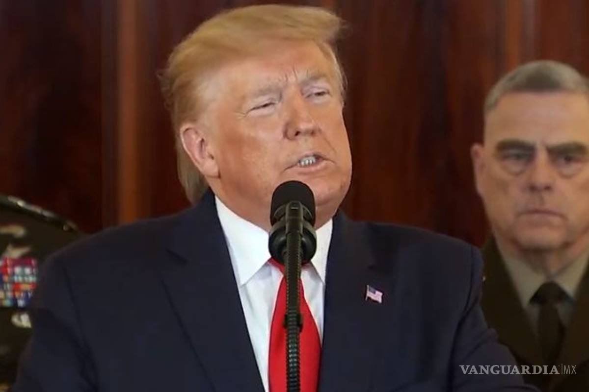 Trump niega bajas en ataque de Irán; anuncia nuevas sanciones económicas