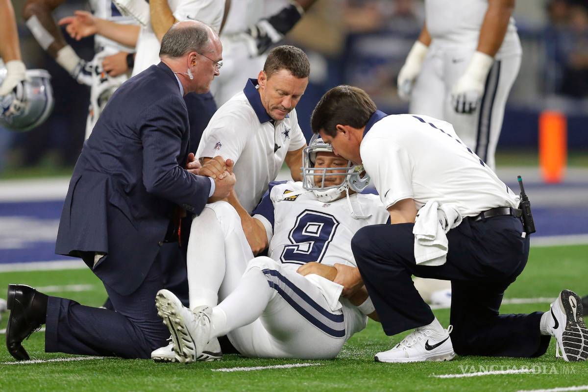 Focos rojos en Dallas, Romo vuelve a sufrir una lesión