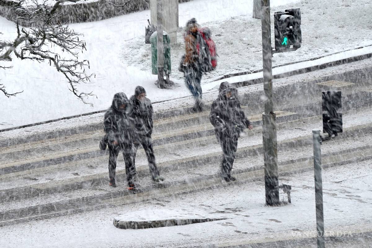 Caos en Europa por intensa tormenta invernal
