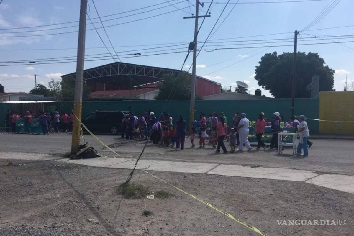 Por alarma de humo evacuan guardería en Torreón