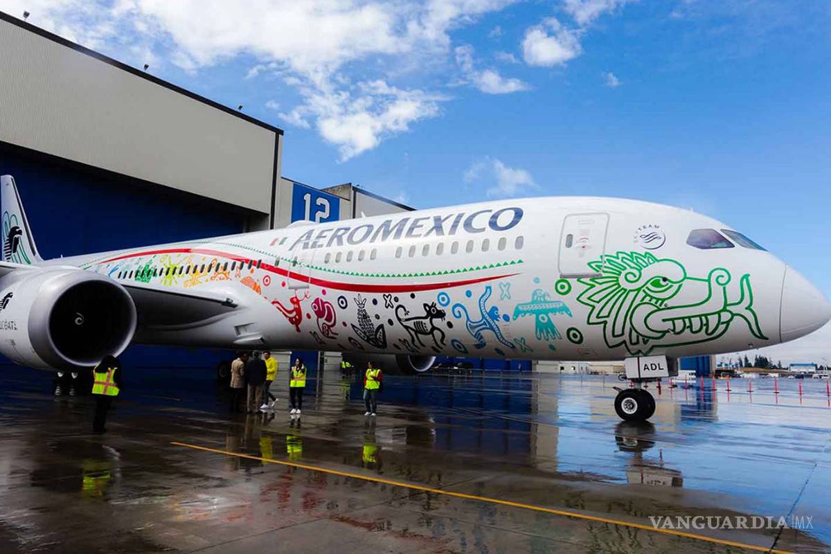 $!Conoce a "Quetzalcóatl", primer Boeing 787-9 Dreamliner de Aeroméxico (fotos)