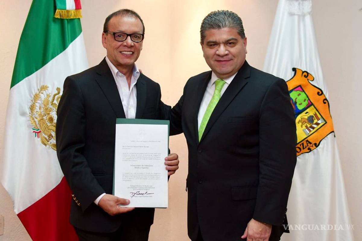 Realiza Miguel Riquelme 5 nombramientos en su equipo, entre ellos al nuevo director del DIF