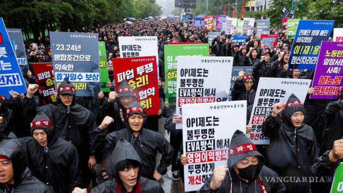 Trabajadores de Samsung en Corea del Sur se van a huelga