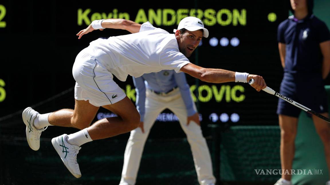 $!Djokovic borró de la cancha a Anderson y renace en Wimbledon
