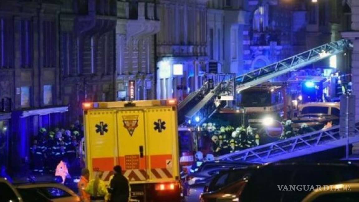 Dos muertos por incendio en hotel en Praga