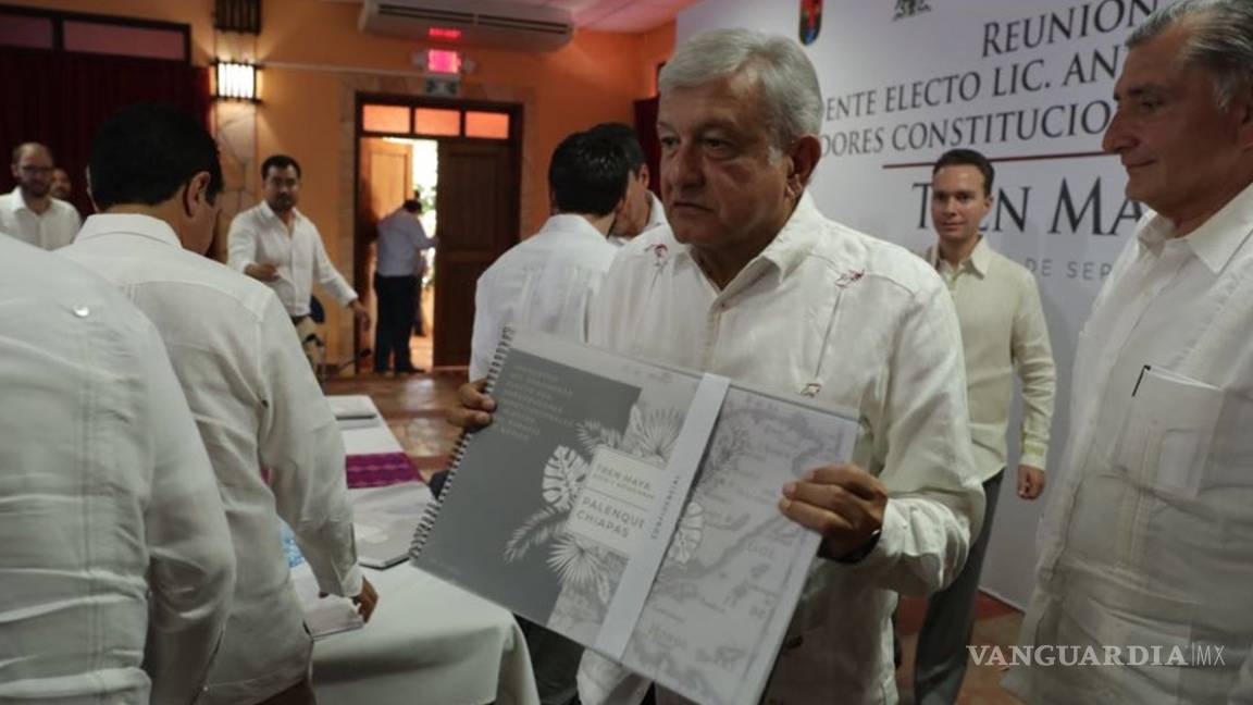 $!Tren Maya no afectará la ecología, asegura Andrés Manuel López Obrador