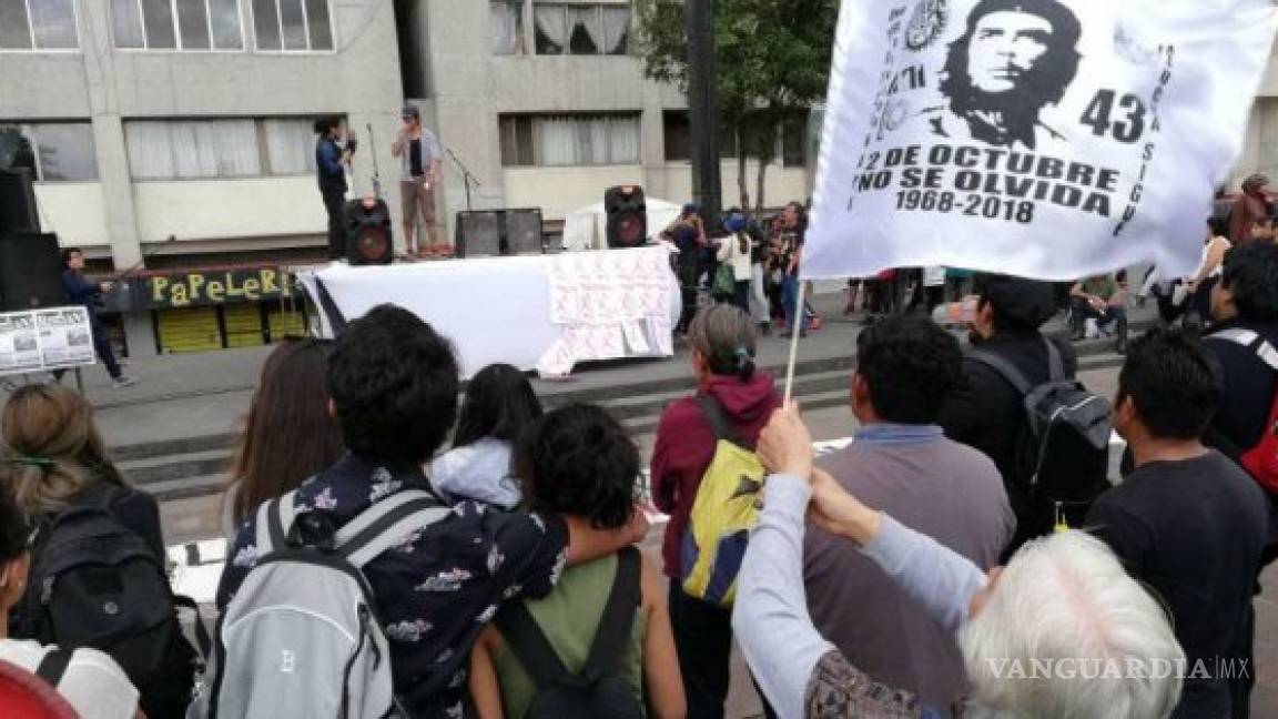 Miles llenan la Plaza de las Tres Culturas, a 50 años de la masacre