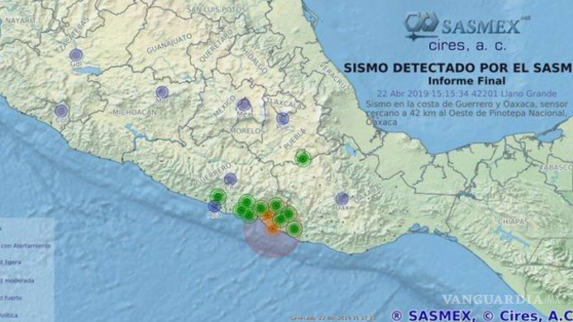 No reportan daños en Guerrero tras sismo de 5.7