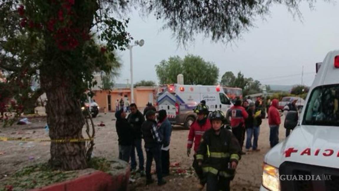 $!Cinco muertos en Querétaro por explosión de pirotecnia