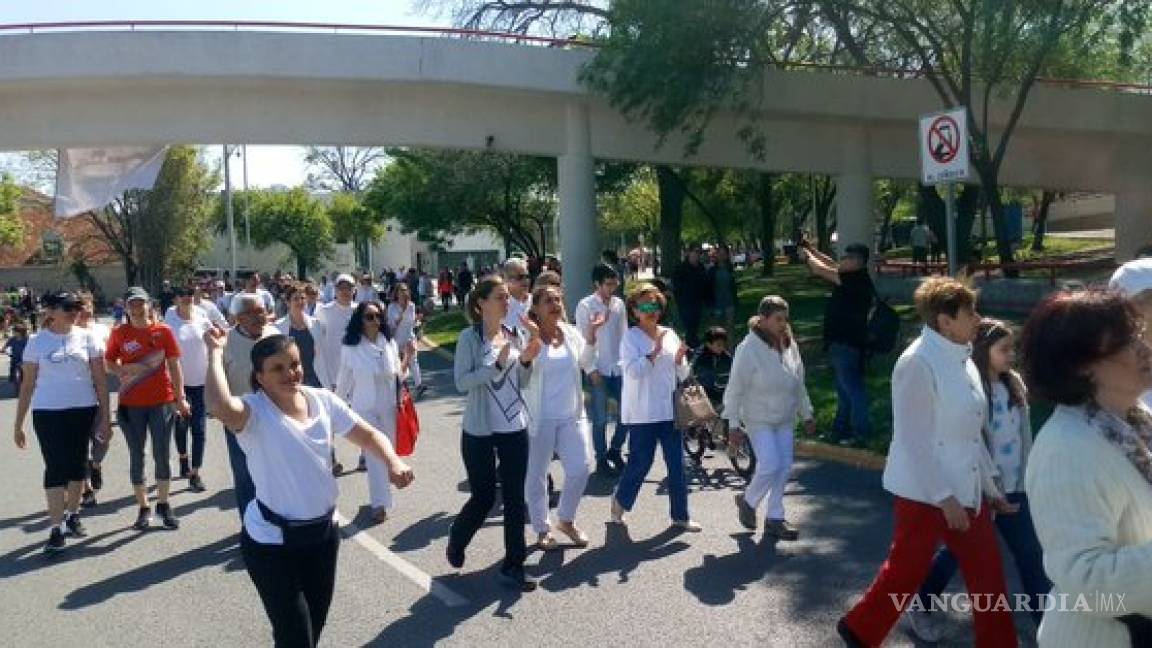 Marchan en San Pedro, Nuevo León, en protesta por la inseguridad