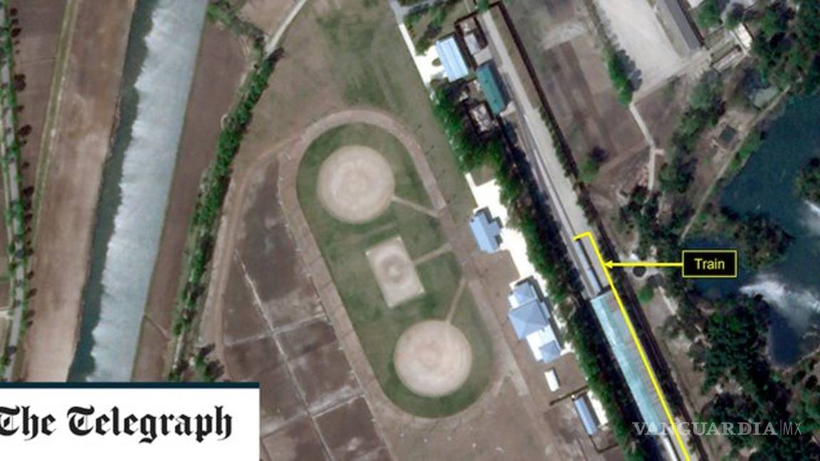 $!Imágenes de satélite localizan el tren que suele usar Kim Jong-un