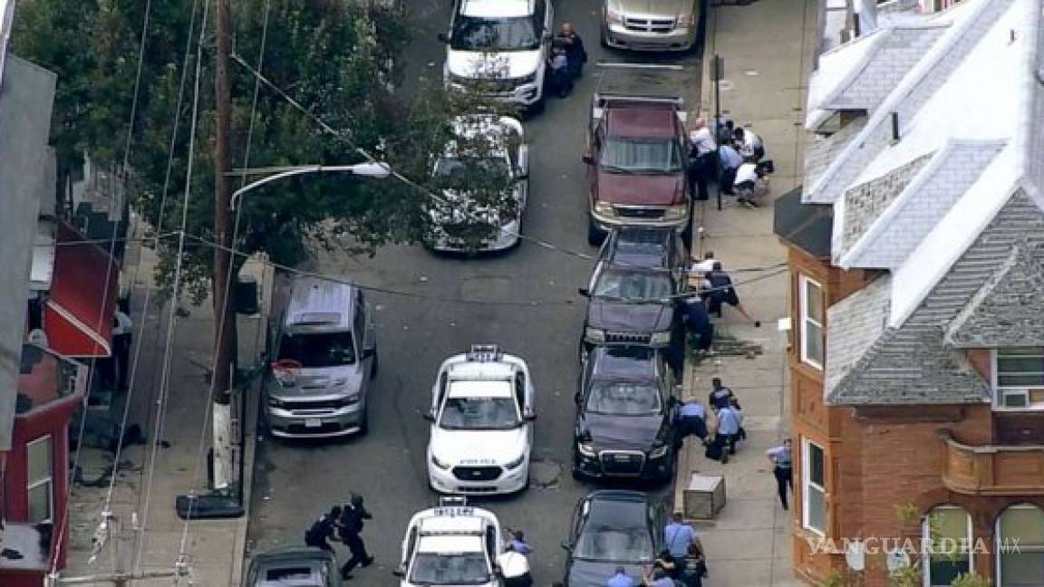 Cinco oficiales heridos en Filadelfia por tiroteo, podría estar relacionado a pandillas