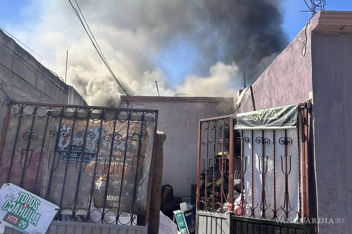 Se incendia inmueble de adulto mayor en Saltillo