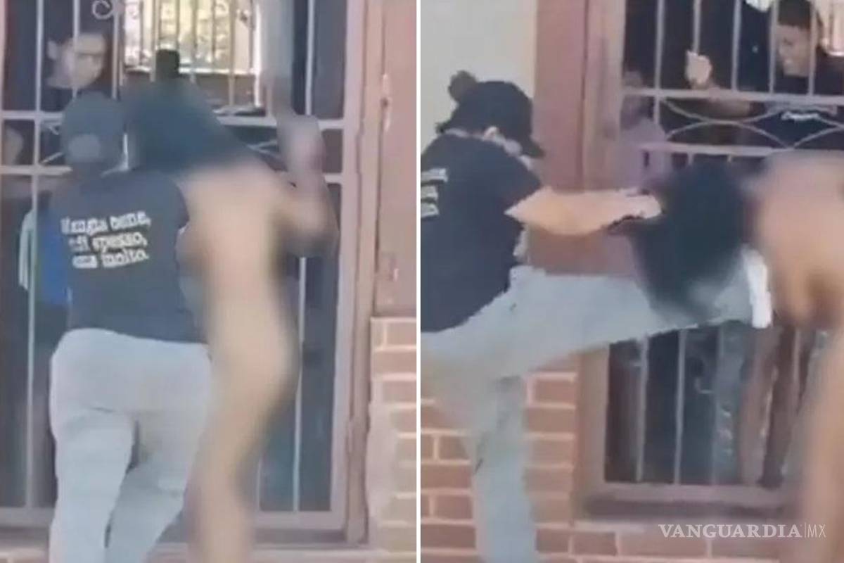 Madre golpea a su hija desnuda, la encontró con su marido (video)