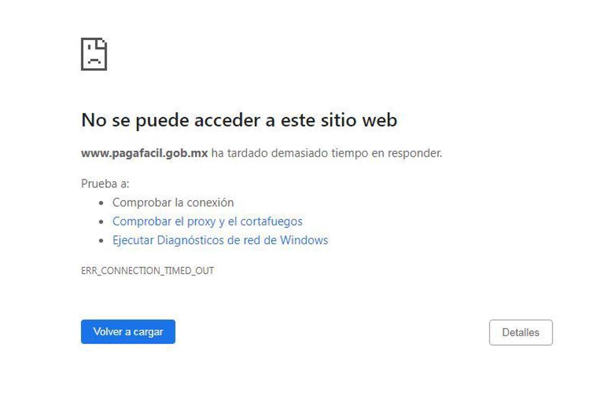 Se ‘cae’ plataforma Paga Fácil para pago de placas; usuarios saturan sistema