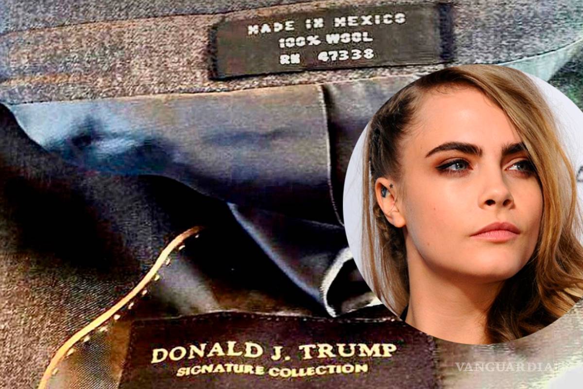 Donald Trump viste con ropa hecha en México: Cara Delavingne