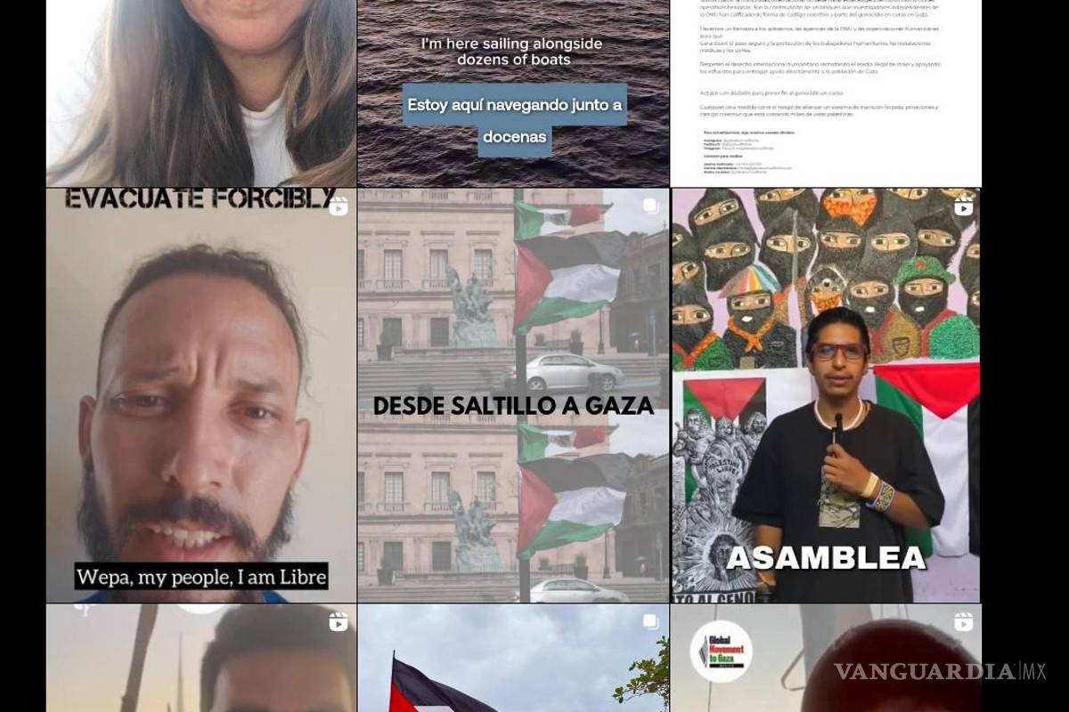 Participación de saltillenses se hace visible en el portal Global Movement to Gaza