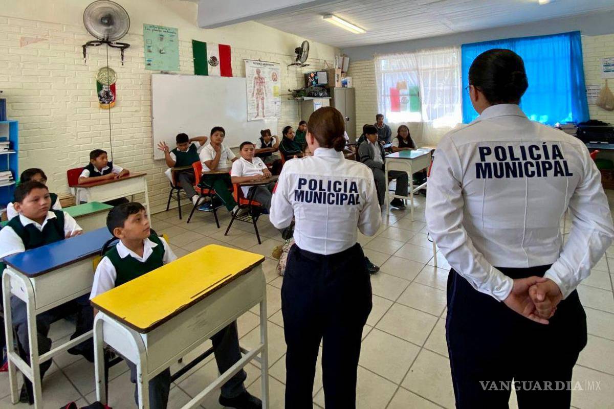 Refuerza Ramos Arizpe la prevención escolar con programa de proximidad