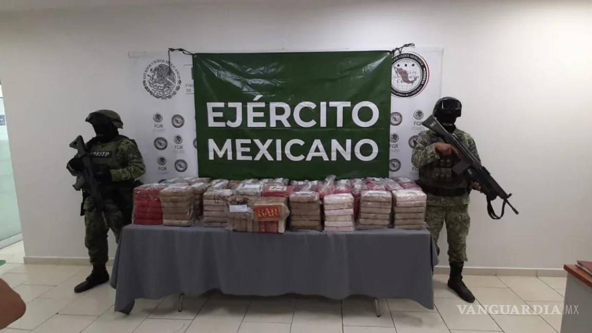 NL: Incautan GN y Ejército 250 kilos de cocaína
