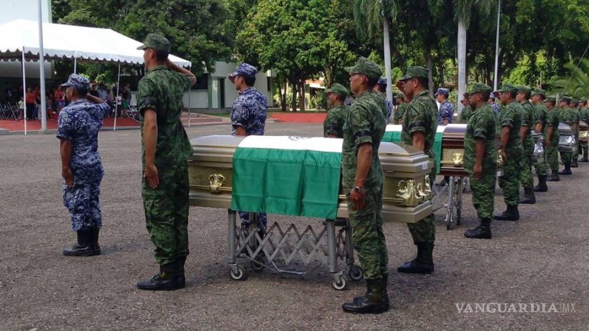 Rinden homenaje a militares emboscados en Sinaloa