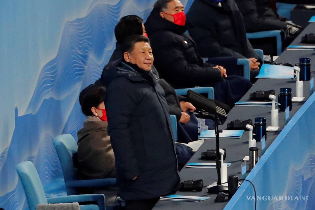 $!El presidente chino, Xi Jinping (c), declara abiertos los Juegos Olímpicos de Invierno de Beijing 2022. EFE/EPA/Mark Cristino