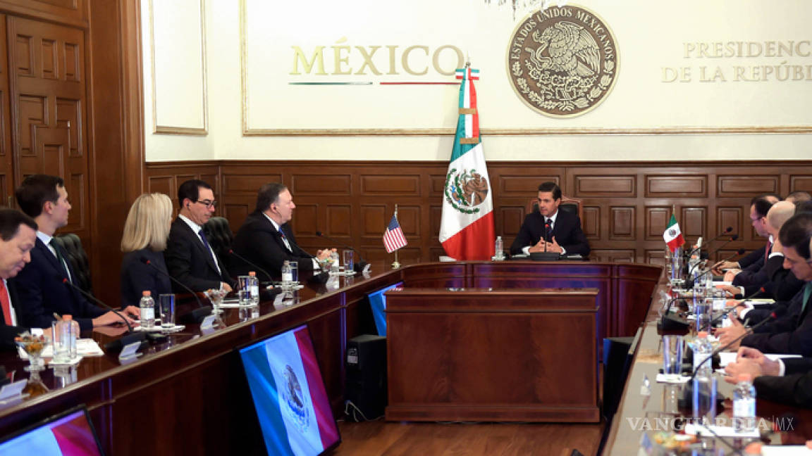 Mike Pompeo se dirige a su reunión con AMLO, después de su encuentro con Peña Nieto