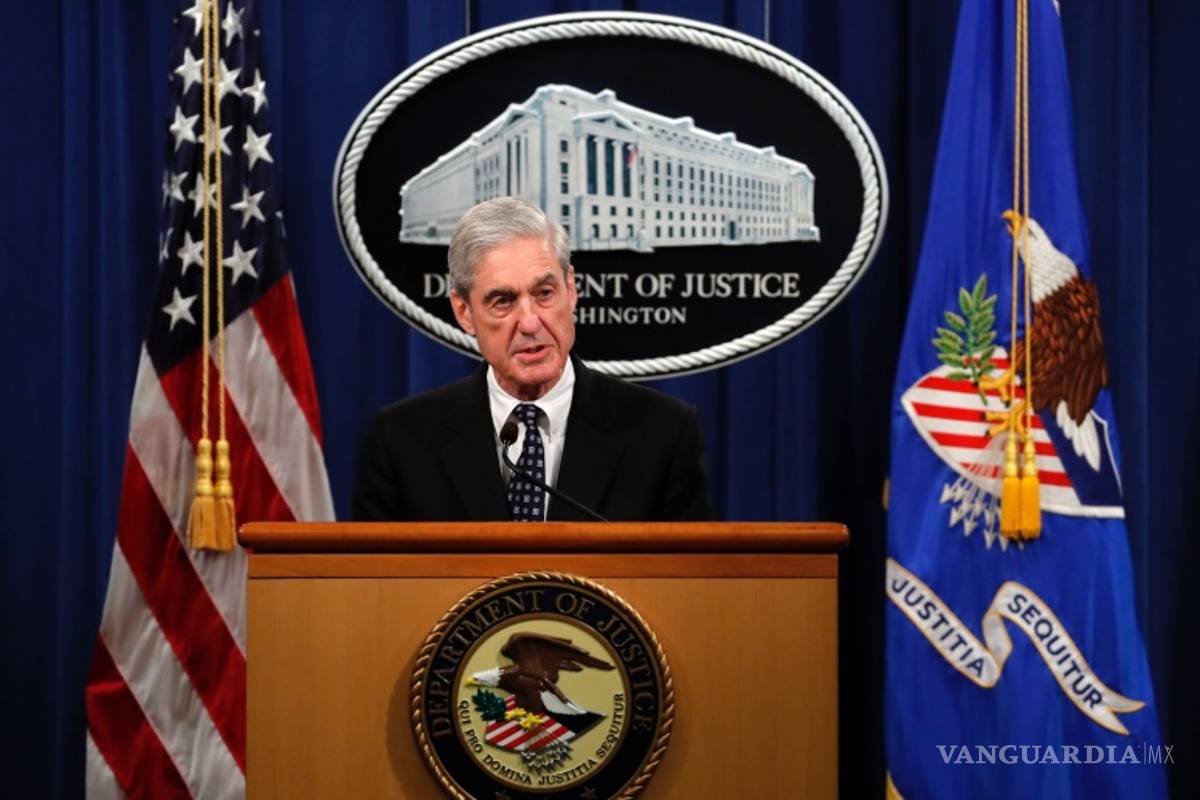 Mi investigación no exonera a Trump, dice Robert Mueller