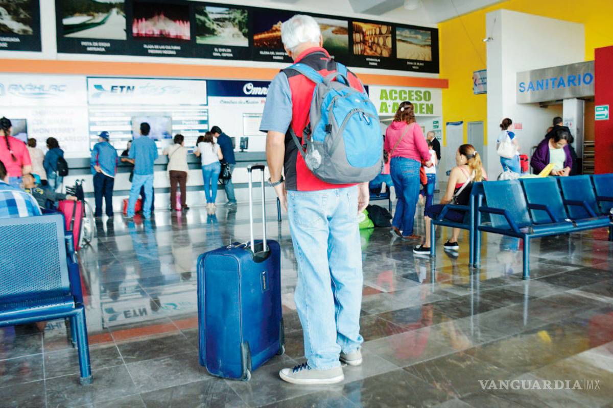Aumenta 40% viajeros en la Central de Autobuses