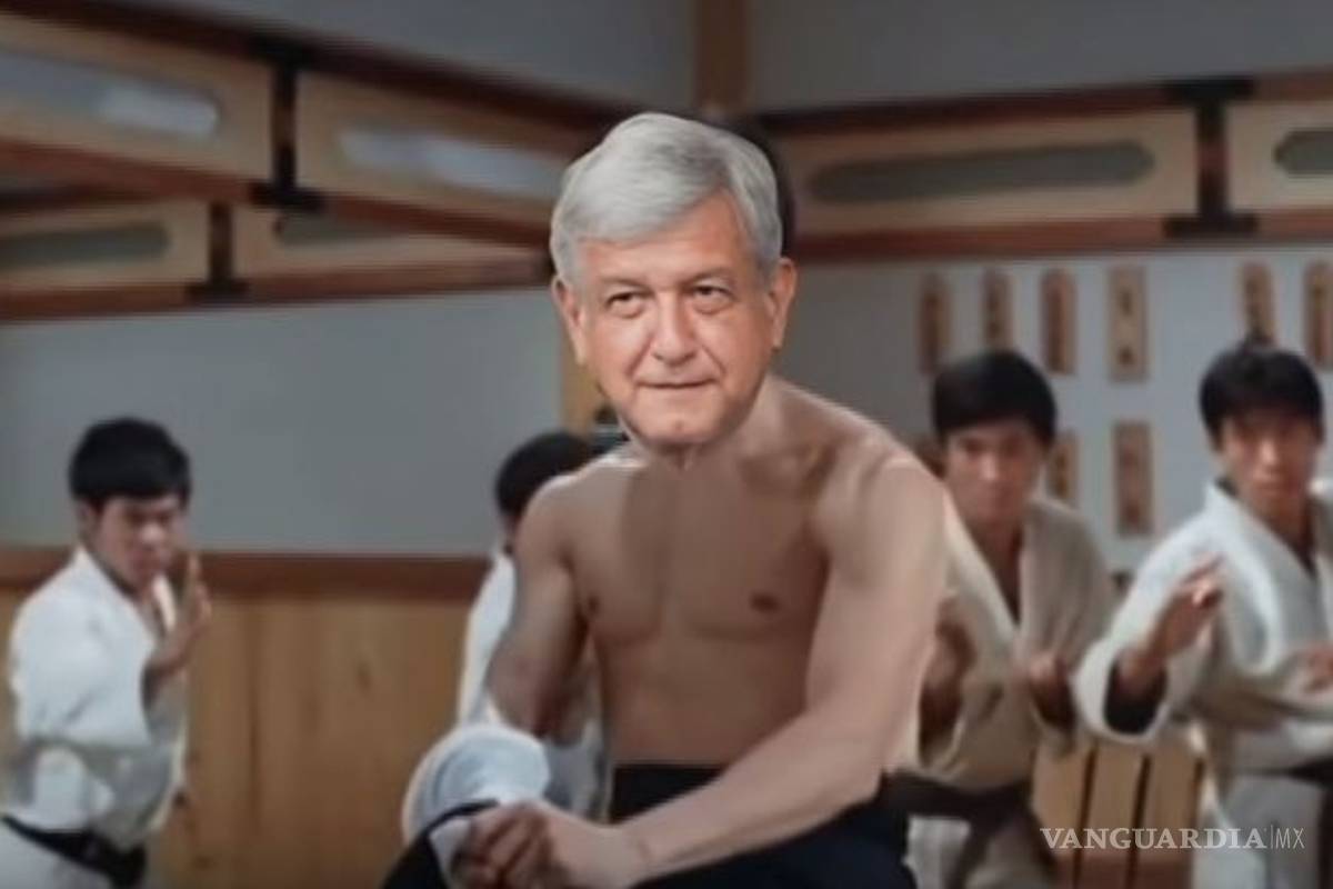 AMLO lucha contra 'La Mafia del Poder' al estilo de Bruce Lee - #Candidatum