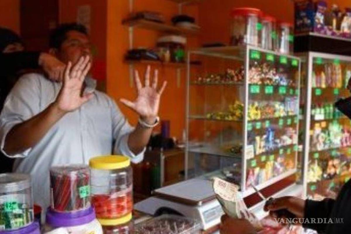 Ligero incremento en cifra de negocios víctimas de robo o extorsión en Coahuila