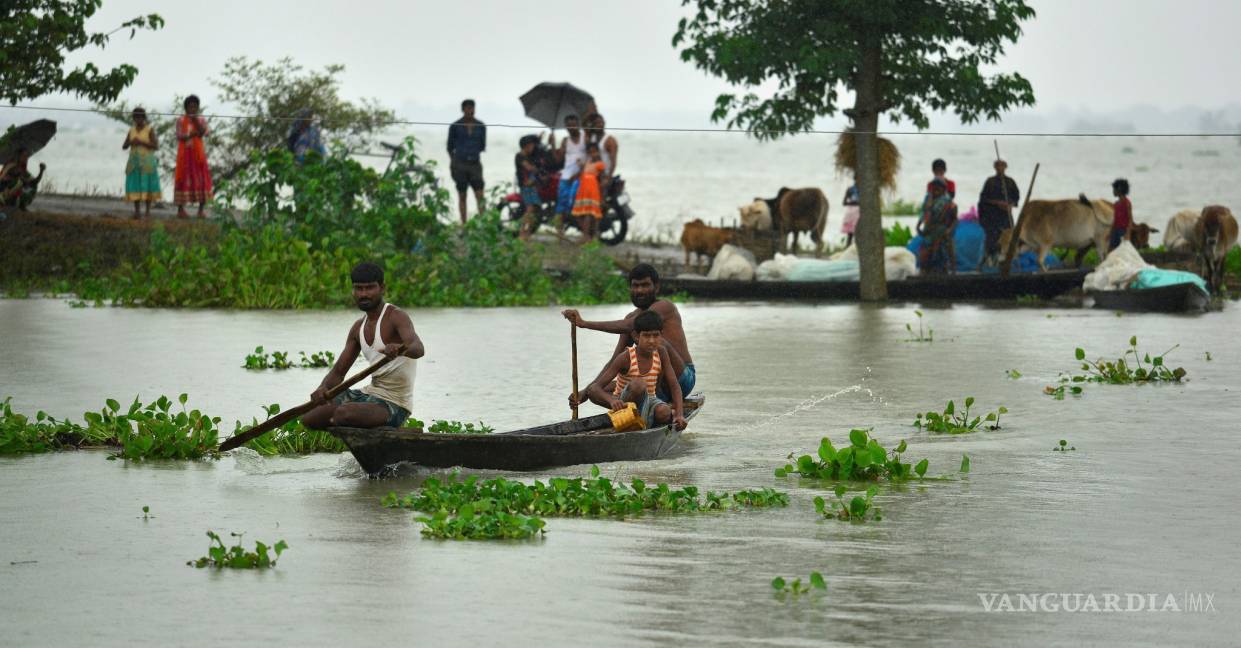 $!Más de 100 muertos y 7 millones de afectados por las inundaciones en el sur de Asia