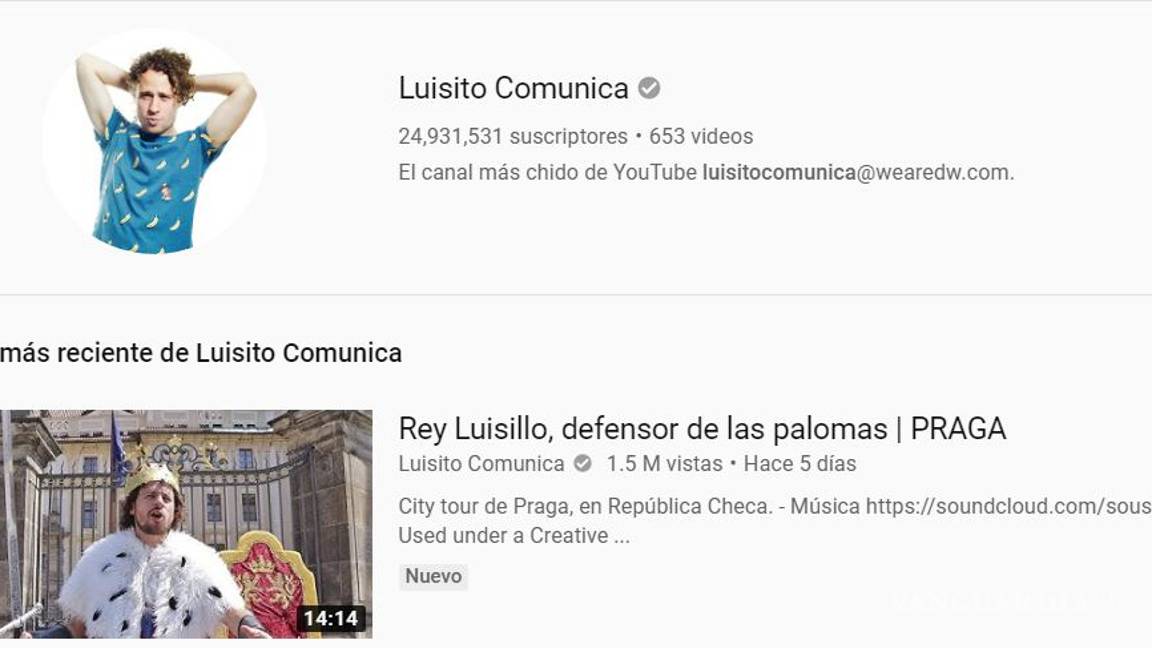 $!Tras 'infidelidad' Luisito Comunica gana más suscriptores a su canal