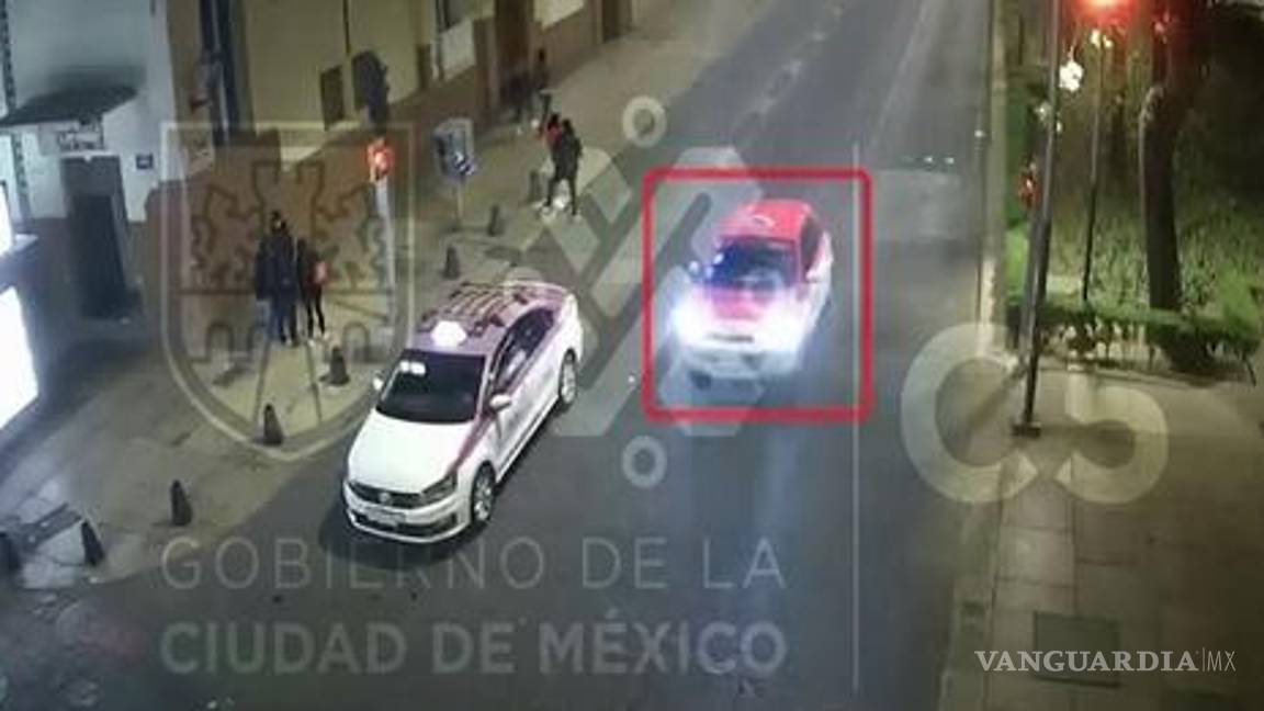 $!Así secuestró un taxista a mujer que esperaba afuera de banco en CdMx