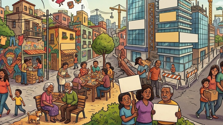 El principal efecto social de la gentrificación es la desarticulación gradual de las comunidades.