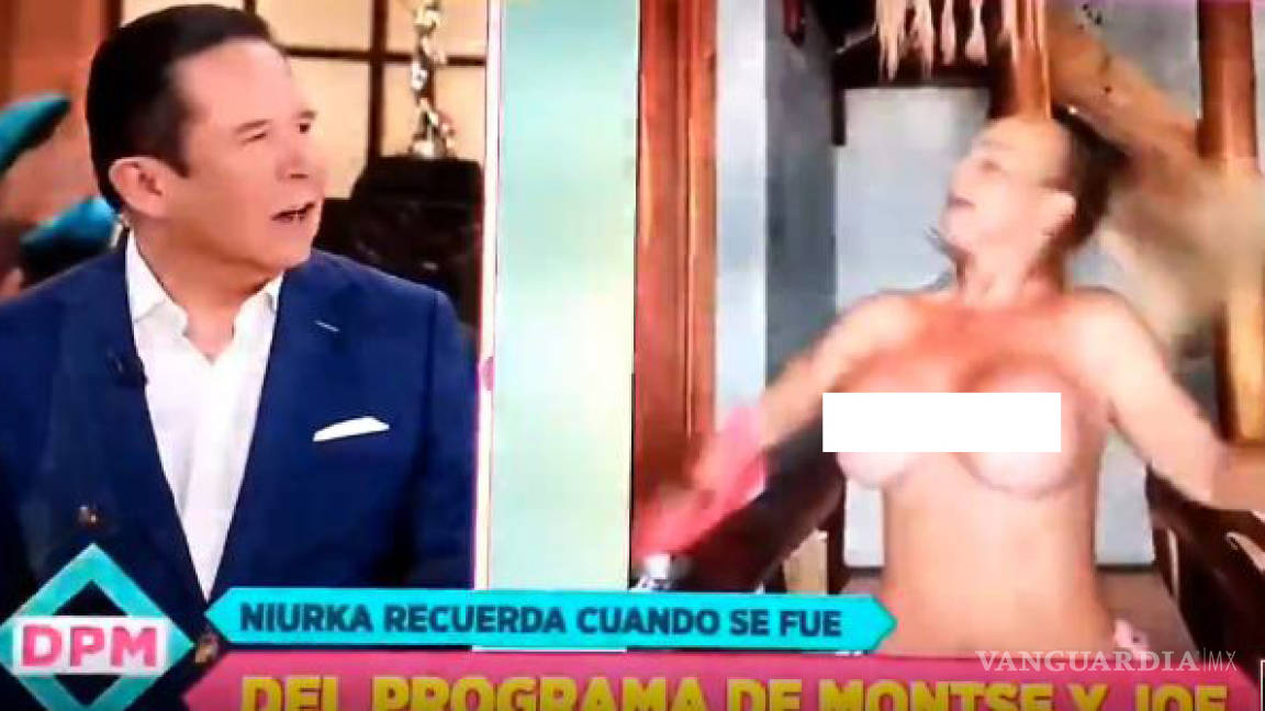 Niurka hace topless durante una entrevista... ¡en televisión abierta!