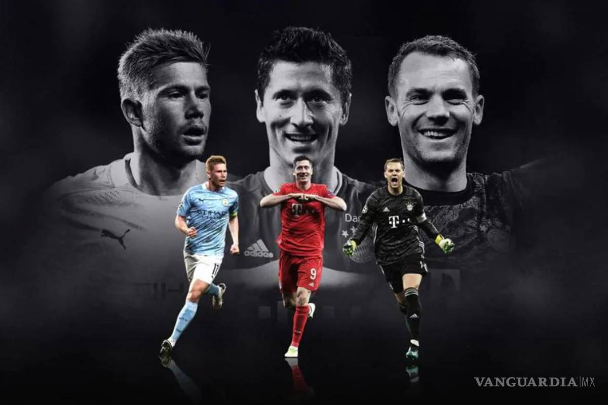 Ellos son los tres nominados al jugador del año de la UEFA
