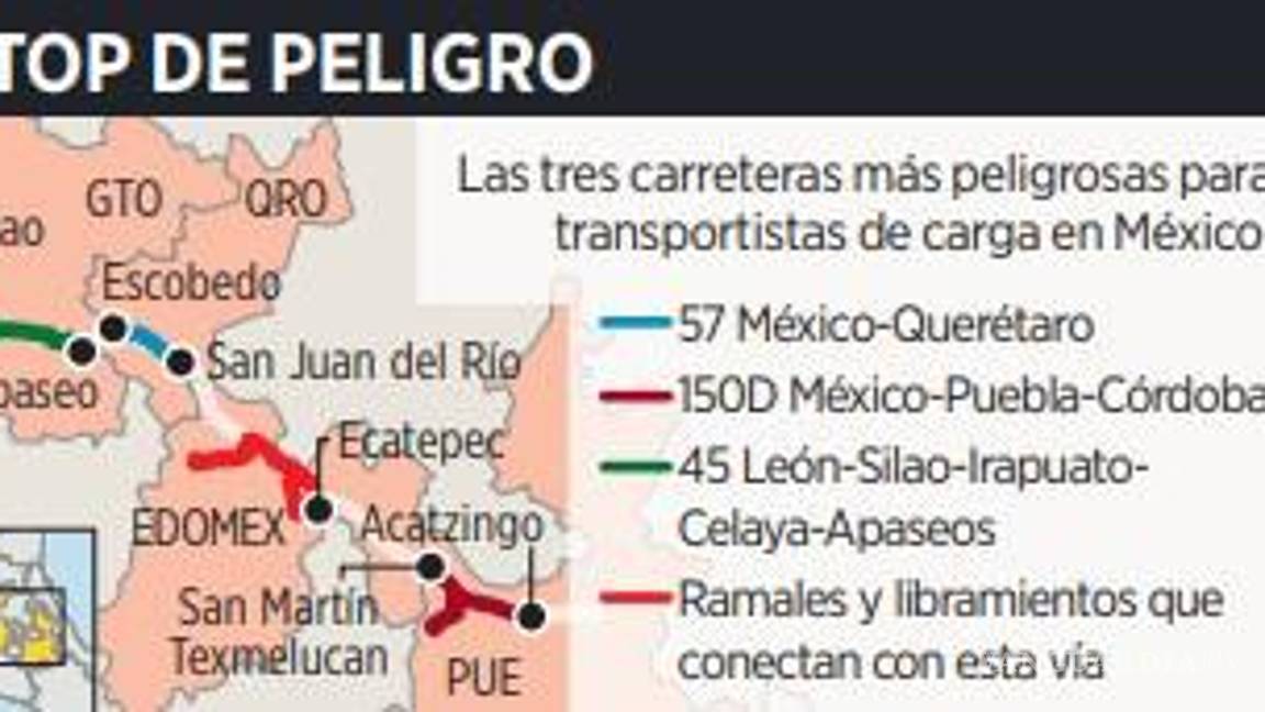 $!Aterroriza crimen a transportistas en carreteras