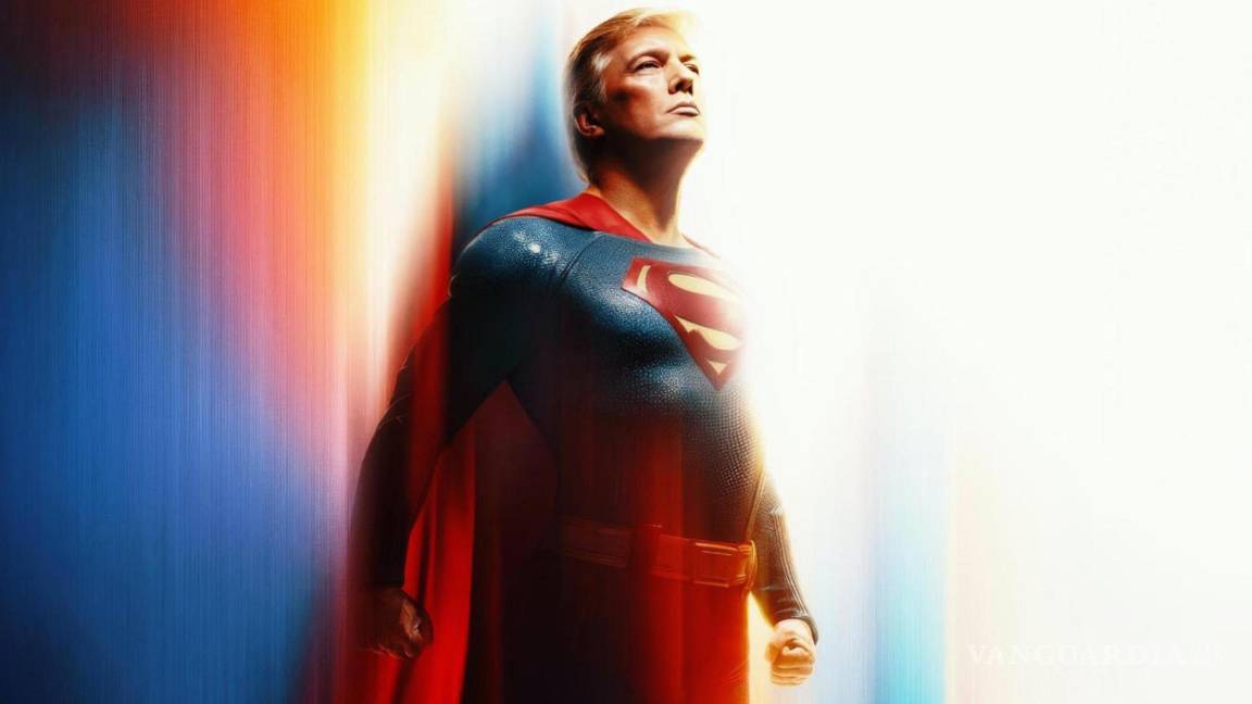 ¿Ya viste a Trump ataviado de ‘Superman’?, la Casa Blanca publica esta imagen
