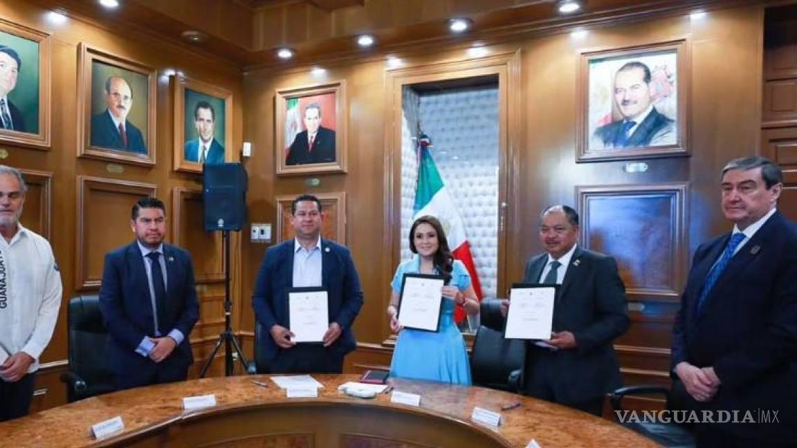 Firma Guanajuato convenio por la paz con cuatro estados