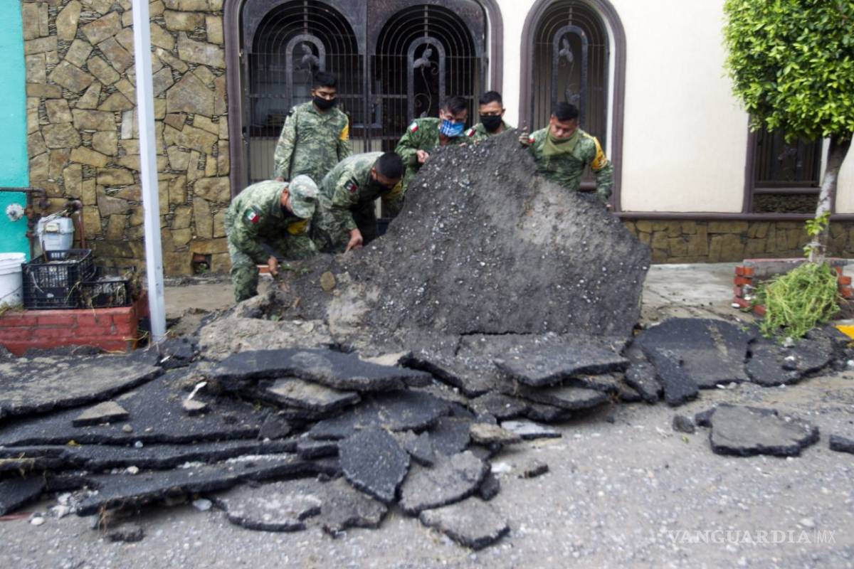 $!Huracán Hanna deja destrucción y desolación en su paso por Tamaulipas, Nuevo León y Coahuila (fotos)