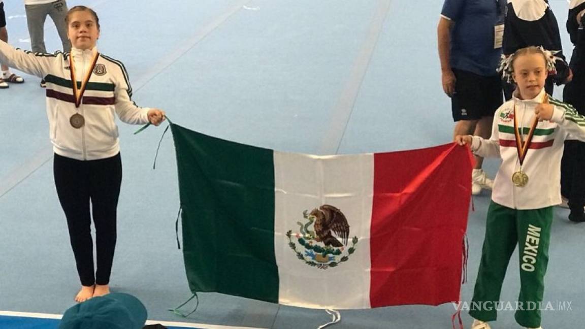 Mexicana Bárbara Wetzel gana medalla de oro en Mundial de Gimnasia de Síndrome de Down