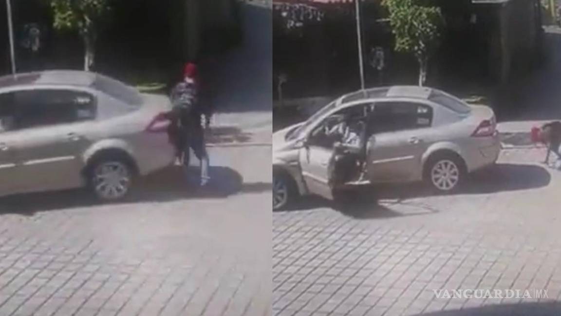 Hombre finge ser atropellado en Puebla y cámara de seguridad lo delata