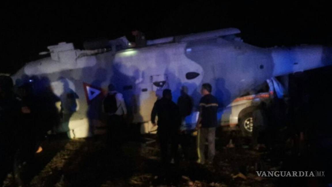 Así fue la tragedia del helicóptero que cayó en Oaxaca tras sismo (video)