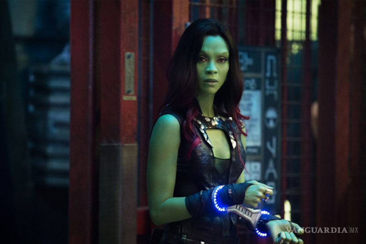 Zoe Saldaña muestra cómo se transforma en 'Gamora'