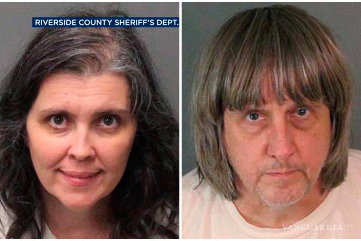 Tenían a sus 13 hijos encadenados y hambrientos en California; son detenidos