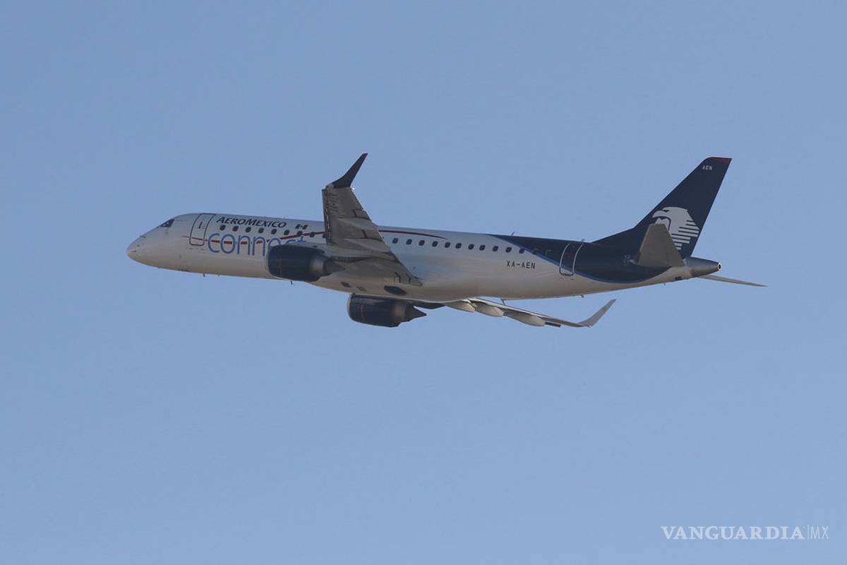 Por falla en el equipo, vuelo de Aeroméxico con destino a Saltillo se fue a Monterrey